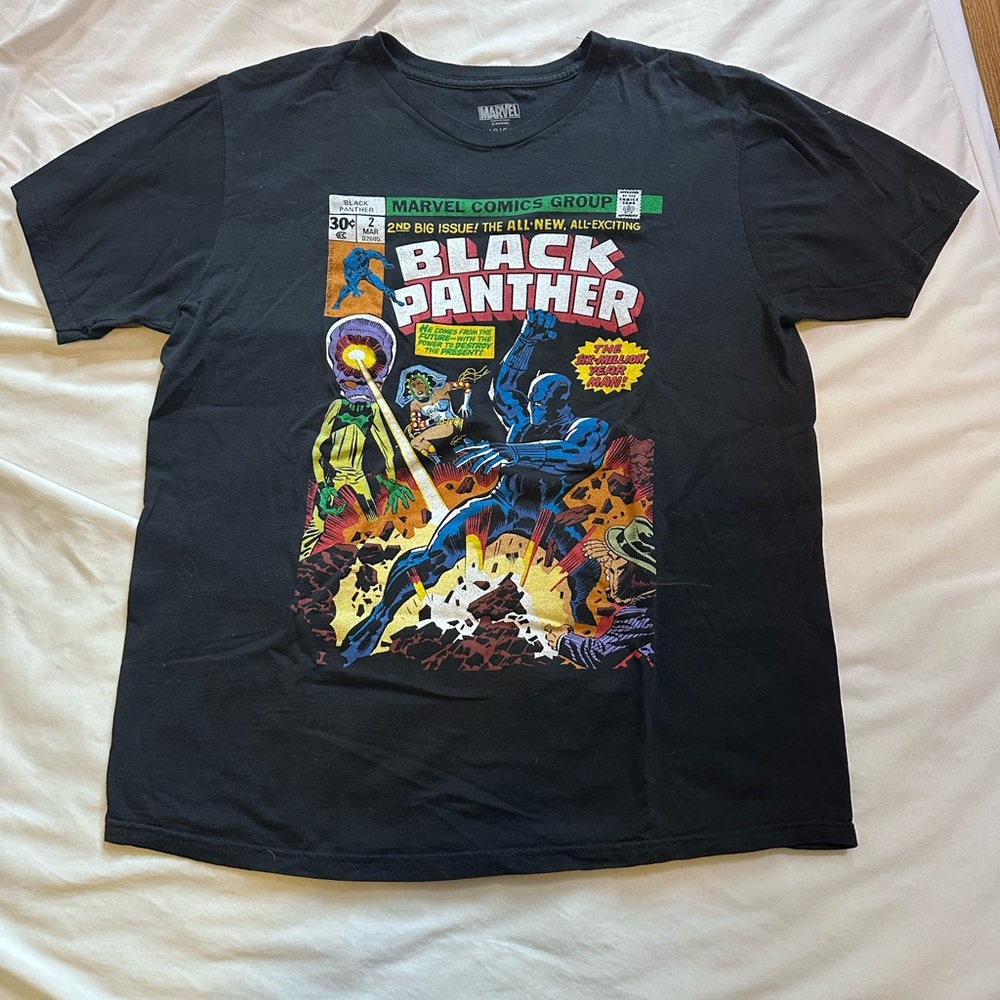 Marvel Black Panther Graphic T-Shirt - Black